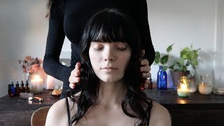 ASMR massage with reiki for relaxation and mental clarity whisper [upl. by Venezia]