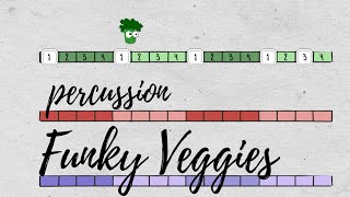 Funky Veggies  Percussion [upl. by Nelle]