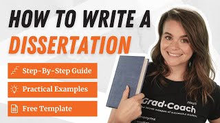 How To Write A Dissertation Or Thesis  8 Step Tutorial  Examples [upl. by Latini363]