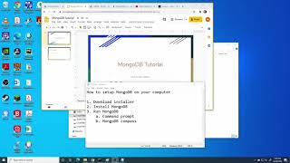 Mongodb Setup amp Run on Windows 10 [upl. by Ahtnama135]