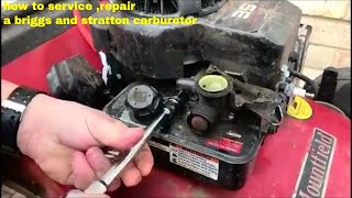 how to service repair a briggs and stratton carburetor [upl. by Uon820]