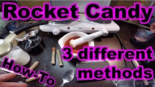 Sugar rocket propellant 3 methods [upl. by Charlotta]