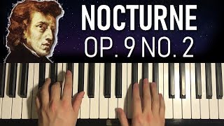 Chopin  Nocturne Op9 No2 Piano Tutorial Lesson [upl. by Erlewine]