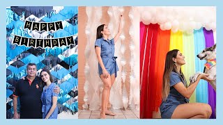 ¡LA IDEA MÁS ECONOMICA PARA DECORAR FIESTAS CORTINAS DE PAPEL PARA CUMPLEAÑOS O CUALQUIER EVENTO 💡 [upl. by Serena]