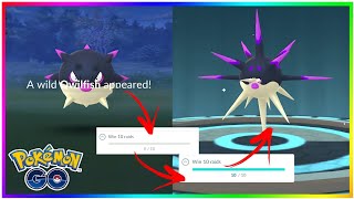 How to Evolve Qwilfish to Overqwil Pokémon GO 🔴 [upl. by Ecnarual]