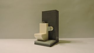 How To Make A Modern Lego Toilet [upl. by Christoforo]