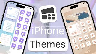 How to Install Custom Themes on iPhone  iOS 16 📲 [upl. by Harmonie846]