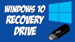 How To Make A USB Recovery Drive in Windows 10 [upl. by Anayi579]