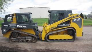 GEHL RT 210 vs John Deere 323D [upl. by Harpp]