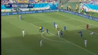 Suarez bites Chiellini in World Cup [upl. by Burg]