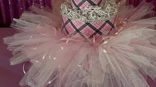 Diy pretty tutu diaper cake [upl. by Rehc699]