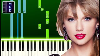 Taylor Swift  Style Piano Tutorial Easy [upl. by Aened]