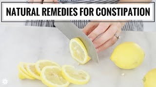 8 Natural Remedies For Constipation  Health amp Wellness  Healthy Grocery Girl [upl. by Trauts182]