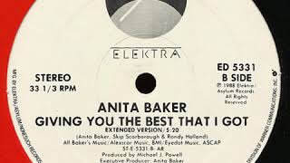 Anita Baker  Giving You The Best That I Got Extended Version [upl. by Lisan964]