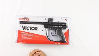 Kingman Spyder Victor SemiAuto Paintball Gun  Review [upl. by Aelyak]