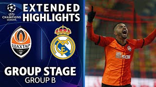 Shakhtar Donetsk vs Real Madrid Extended Highlights  UCL on CBS Sports [upl. by Eph]