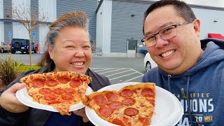 COSTCO vs SAMS CLUB  Pizza and Hot Dog Shootout [upl. by Gower]