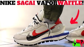 Nike x SACAI VAPORWAFFLE REVIEW  ON FEET [upl. by Dremann]