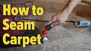 How to Properly Seam New Carpet [upl. by Su]