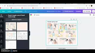 COMO HACER UNA HISTORIETA CON CANVA [upl. by Orton]