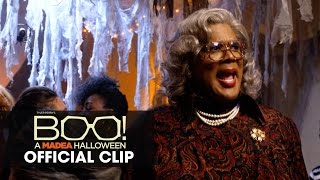 Boo A Madea Halloween 2016 Movie – Tyler Perry Official Clip – ‘Bottom Half’ [upl. by Evania]