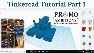 Tinkercad Tutorial Part 1  Interface and Movement [upl. by Otxis]