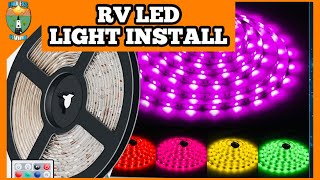 RV EXTERIOR LED LIGHT INSTALLATION  STEP BY STEP GUIDE [upl. by Anihc522]