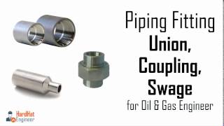 Pipe Fittings  Union Coupling Swage Part 33 [upl. by Gretchen]