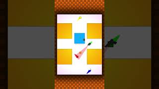 Square Race🟥🟦🟩🟨 squarerace squareracegame satisfying [upl. by Liddie1]