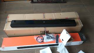 JBL Soundbar SB120 Unboxing Details Detalhado [upl. by Aicilf245]