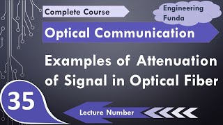 Examples of Attenuation of signal in Optical Fiber Cable By Engineering Funda [upl. by Nylrahs11]