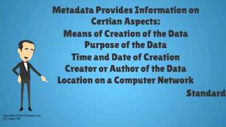 What Is Metadata Overview of meta data [upl. by Nolla641]