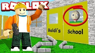 I BUILT BALDIS SCHOOL  Baldis Basics Roblox Tycoon [upl. by Sasnak]