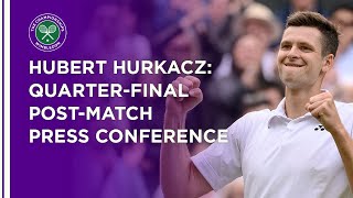 Hubert Hurkacz QuarterFinal Press Conference  Wimbledon 2021 [upl. by Eivlys365]