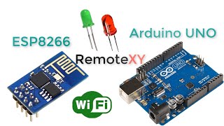 Arduino UNO amp ESP8266 and control using smartphone [upl. by Rather]