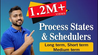 L15 Process States in Operating System SchedulersLong termShort termMedium term [upl. by Georgette412]