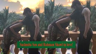 Sushmita Sen and her boyfriend Rohman Shawls kissing picture go viral [upl. by Baiel]