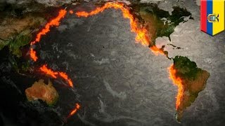 Pacific Ring of Fire explained [upl. by Ereynihc]