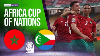 Morocco vs Comoros  AFCON 2021 HIGHLIGHTS  01142022  beIN SPORTS USA [upl. by Marlyn]