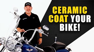 How to Ceramic Coat Your Motorcycle in Only 10 Minutes SO SIMPLE [upl. by Dawaj]