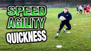 SPEED AGILITY QUICKNESS SAQ DRILLS AND TRAINING [upl. by Wills]