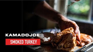 Kamado Joe  Smoked Turkey [upl. by Nommad]