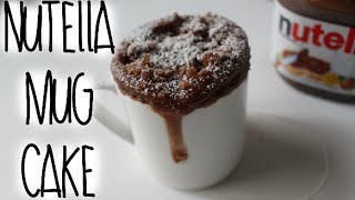 NUTELLA MUG CAKE RECIPE [upl. by Inacana]