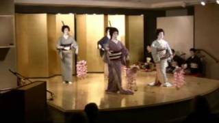 Traditional Japanese Geisha Dance Part 1 [upl. by Cooperstein]