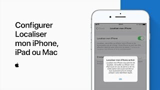 Configurer Localiser mon iPhone iPad ou Mac  Assistance Apple [upl. by Fawnia862]