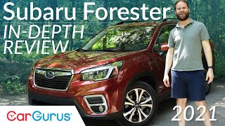 2021 Subaru Forester Review Subarus Goldilocks  CarGurus [upl. by Cordeelia]