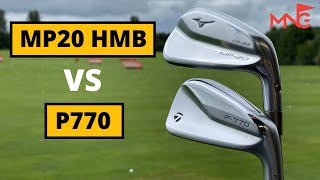 TaylorMade P770 Iron VS Mizuno MP20 HMB Iron [upl. by Shena]