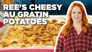 Ree Drummonds Cheesy Au Gratin Potatoes  The Pioneer Woman  Food Network [upl. by Nosnar]