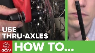 How To Use And Adjust Thru Axles On Your Road Bike [upl. by Keram]