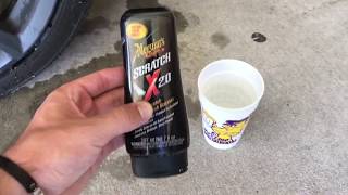 How to use Meguiars Scratch X Read Description First [upl. by Mayce947]